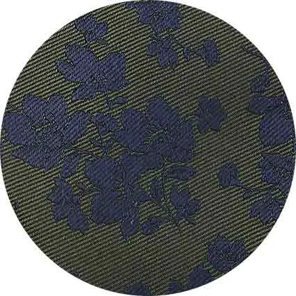 Savile Row Company Green Navy Floral Silk Tie Men Silk Ties