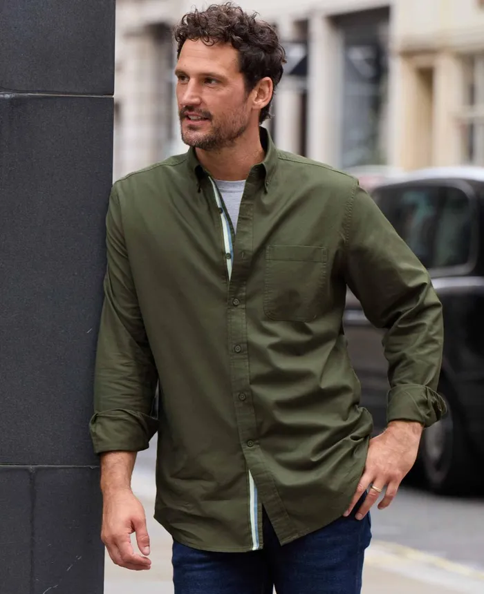 Savile Row Company Khaki Classic Fit ButtonDown Oxford Casual Shirt Khaki Men Casual Shirts Savile Row Company Khaki Classic Fit ButtonDown Oxford Casual Shirt Khaki Men Casual Shirts