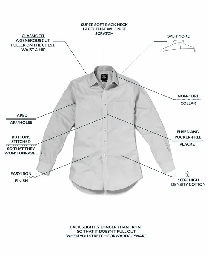Savile Row Company White Poplin Classic Fit NonIron Formal Shirt 8211 Single Or Double Cuff Men NonIron Shirts Savile Row Company White Poplin Classic Fit NonIron Formal Shirt 8211 Single Or Double Cuff Men NonIron Shirts