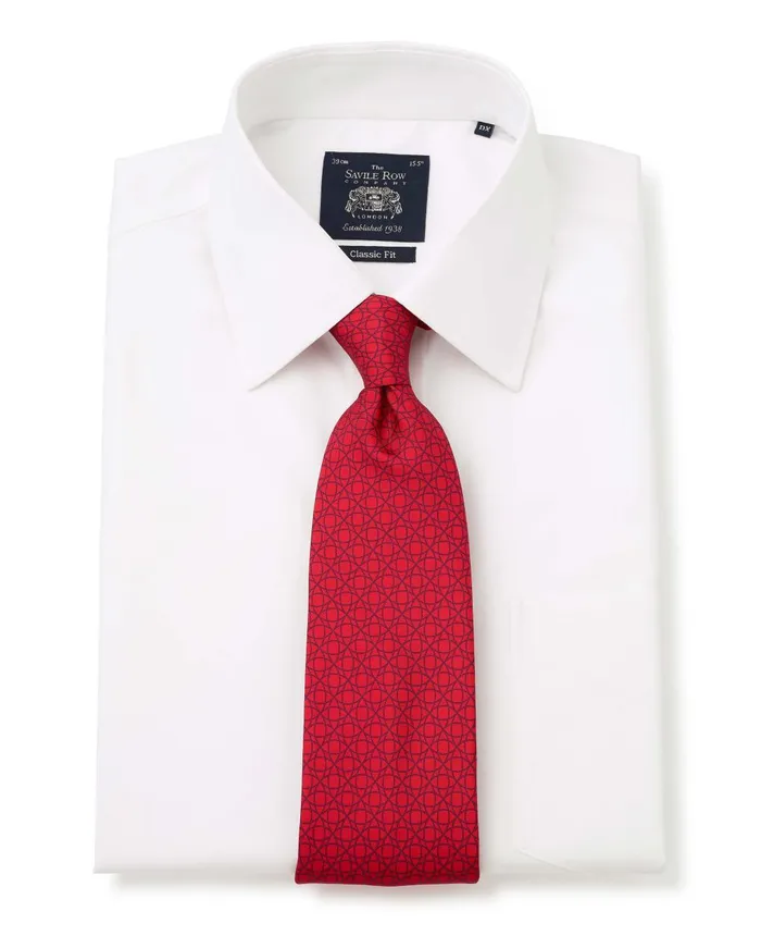 Savile Row Company White Poplin Classic Fit NonIron Formal Shirt 8211 Single Or Double Cuff Men NonIron Shirts Savile Row Company White Poplin Classic Fit NonIron Formal Shirt 8211 Single Or Double Cuff Men NonIron Shirts