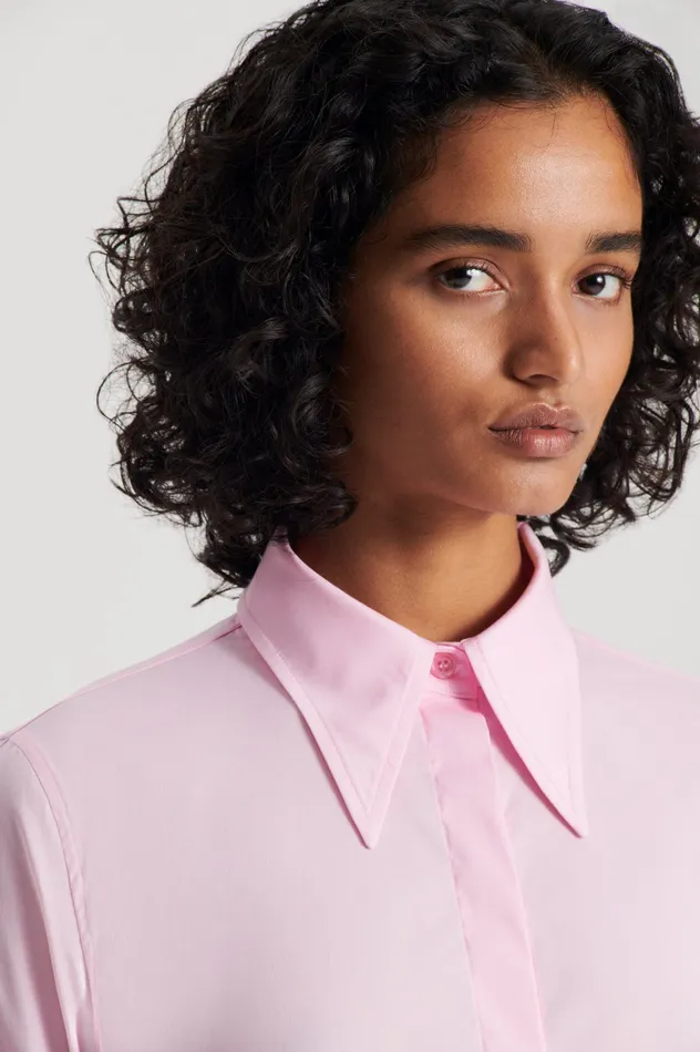 Scanlan Theodore COTTON SHIRT PINK Women Shirts Scanlan Theodore COTTON SHIRT PINK Women Shirts