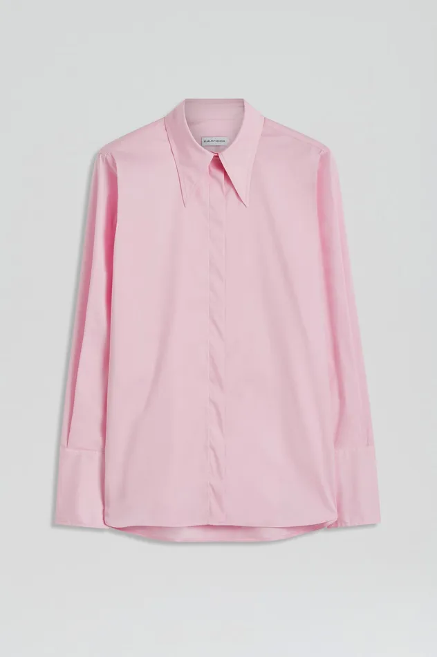 Scanlan Theodore COTTON SHIRT PINK Women Shirts Scanlan Theodore COTTON SHIRT PINK Women Shirts