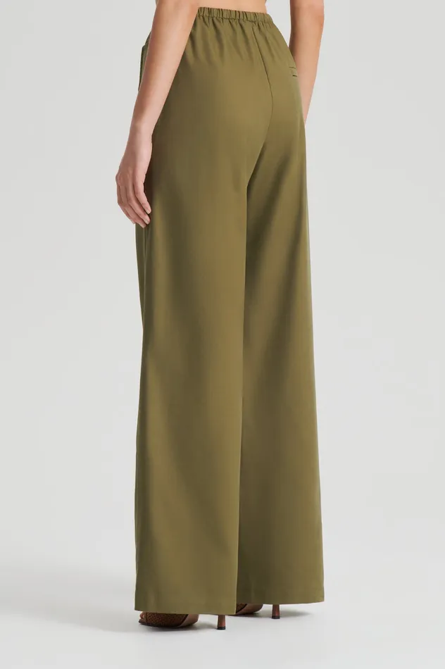 Scanlan Theodore Trousers Women POCKET CARGO KHAKI Scanlan Theodore Trousers Women POCKET CARGO KHAKI