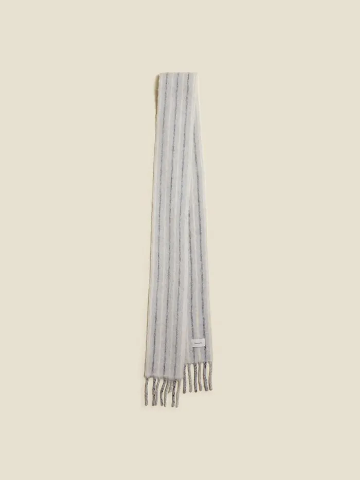 Scarves WomenMen Holzweiler Aster XXS 240 Lt Blue Stripe