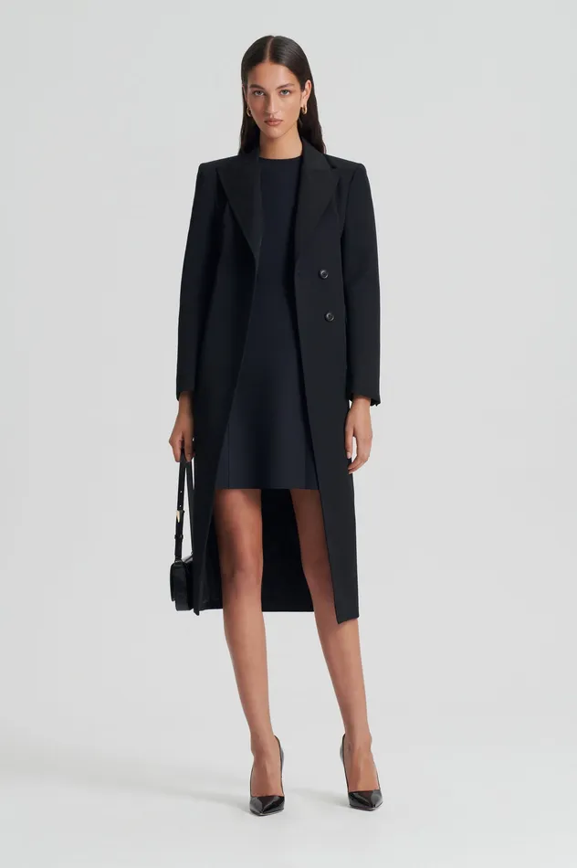 SCUBA MINI DRESS BLACK Women Dresses Scanlan Theodore SCUBA MINI DRESS BLACK Women Dresses Scanlan Theodore