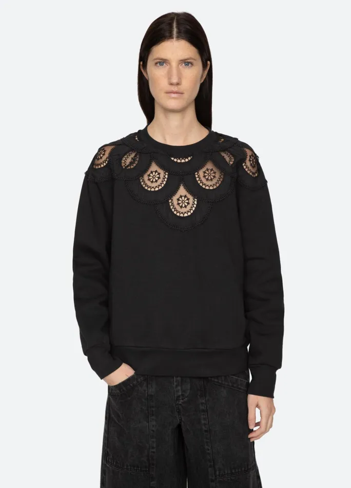 Sea New York Tops Drea Sweatshirt Black 8211 Women