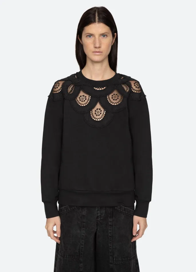 Sea New York Tops Drea Sweatshirt Black 8211 Women