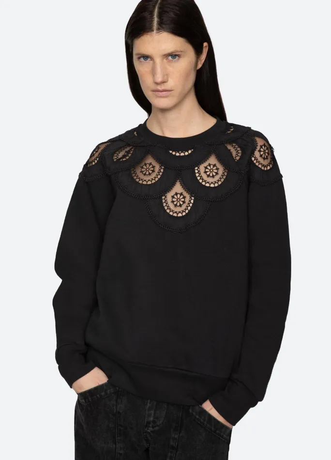 Sea New York Tops Drea Sweatshirt Black 8211 Women