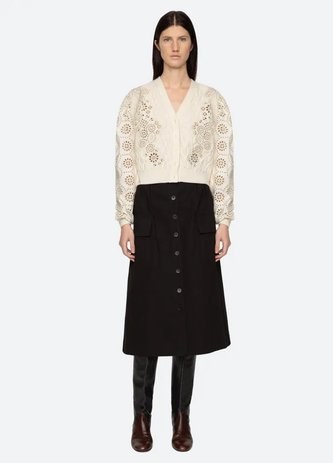 Sea New York Tops Lainey Cardigan Cream 8211 Women