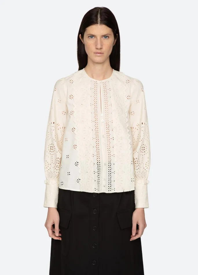 Sea New York Tops Lainey LS Top Cream 8211 Women