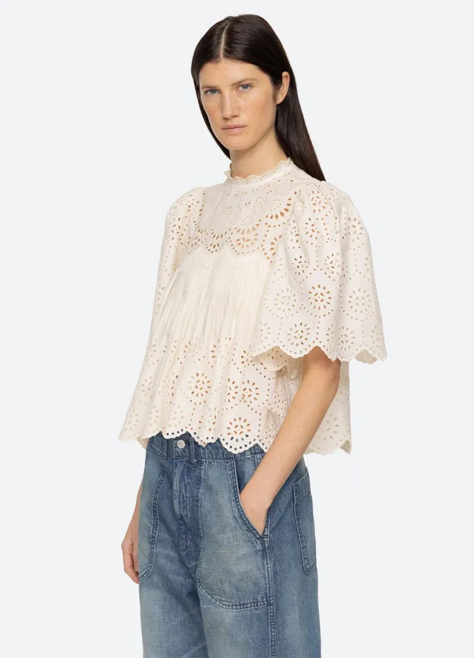 Sea New York Tops Lainey SS Top Cream 8211 Women