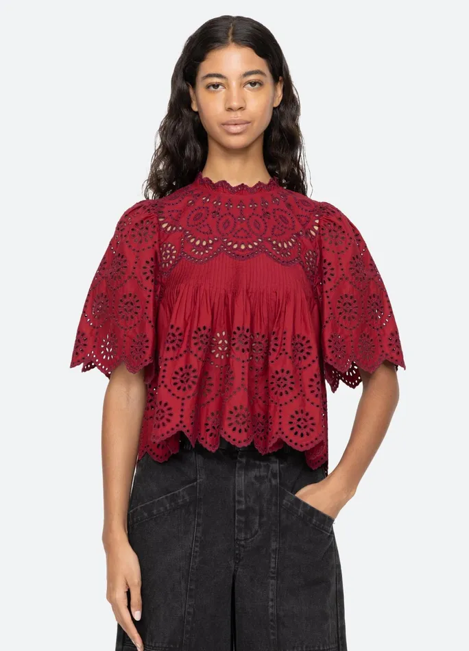 Sea New York Tops Lainey SS Top Cream 8211 Women