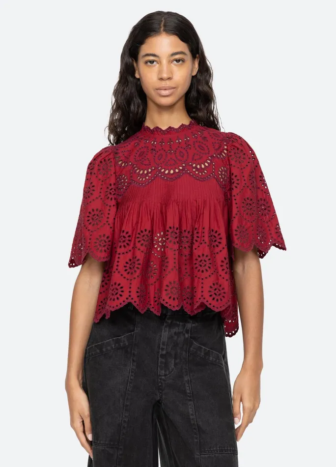 Sea New York Tops Lainey SS Top Cream 8211 Women