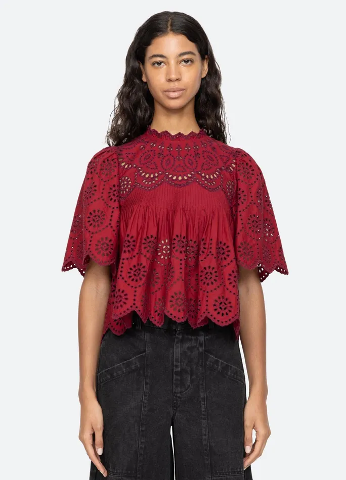 Sea New York Tops Lainey SS Top Cream 8211 Women