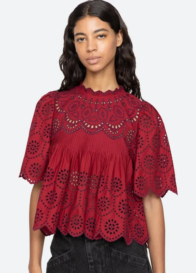 Sea New York Tops Lainey SS Top Cream 8211 Women