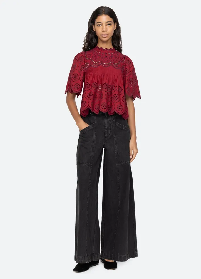 Sea New York Tops Lainey SS Top Cream 8211 Women