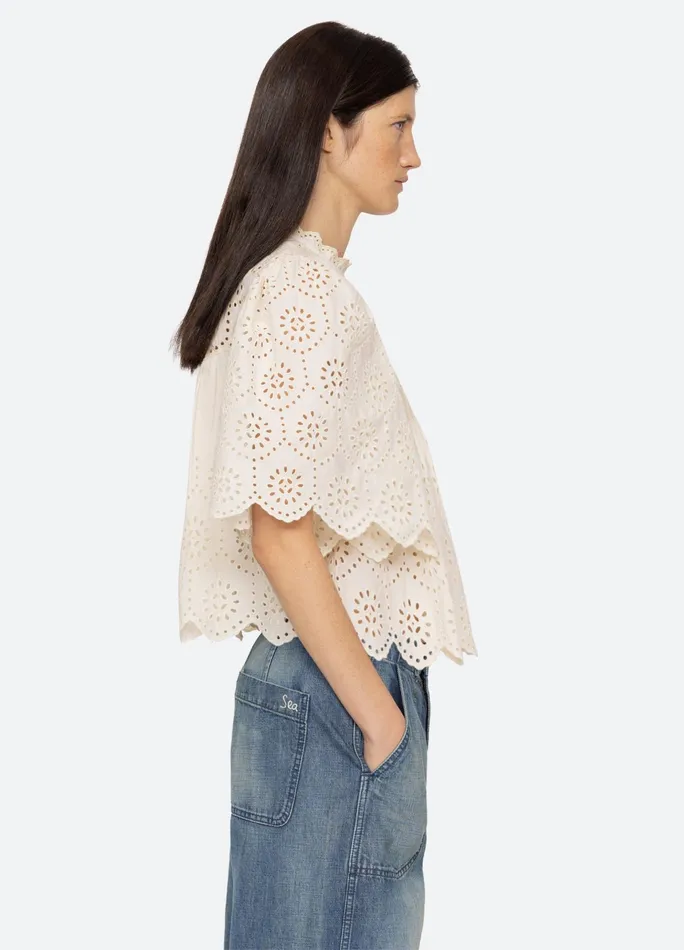 Sea New York Tops Lainey SS Top Cream 8211 Women
