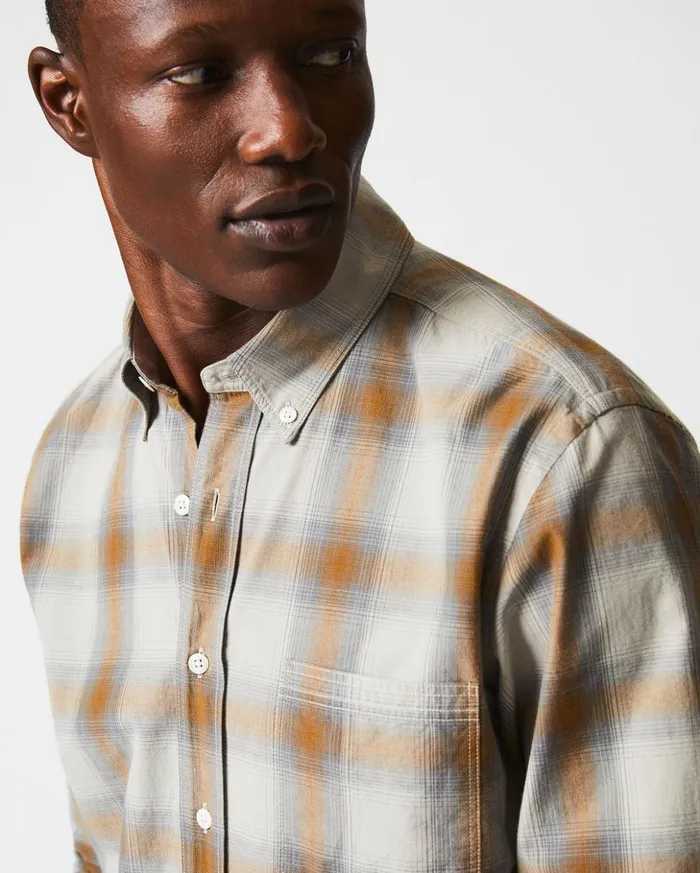 Shirting Men Billy Reid Shadow Plaid Tuscumbia Shirt Bd Greymulti
