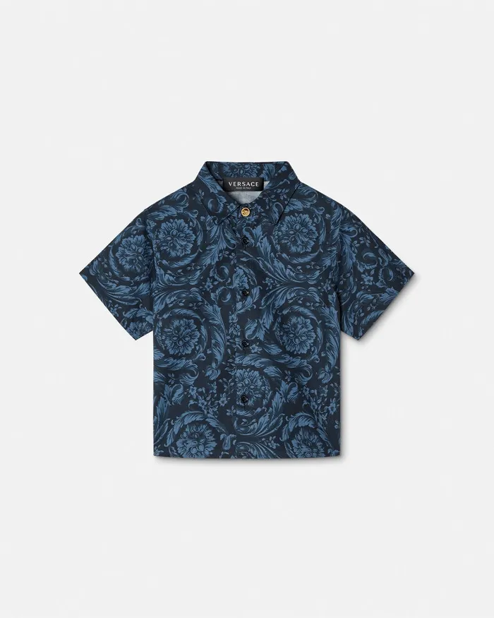 Shirts and Tshirts Kids Versace Barocco Baby Shirt Blueprint