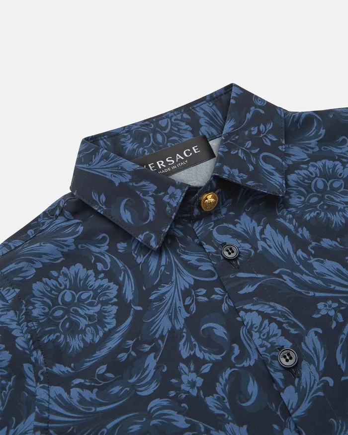 Shirts and Tshirts Kids Versace Barocco Baby Shirt Blueprint