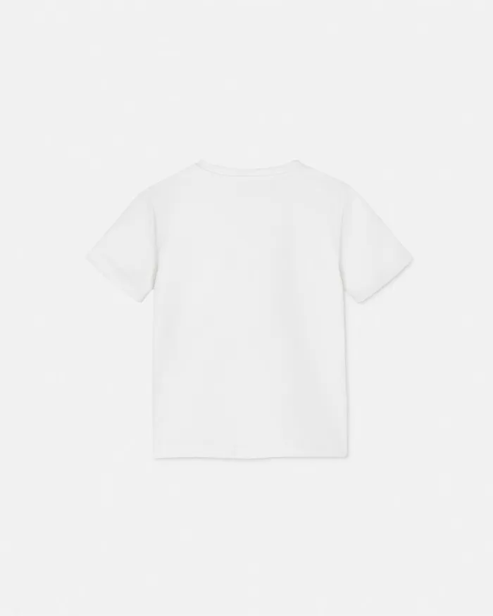 Shirts and Tshirts Kids Versace Medusa Baby TShirt Whiteprint