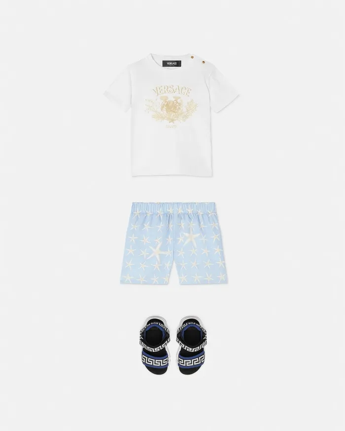 Shirts and Tshirts Kids Versace University Coral Baby TShirt White