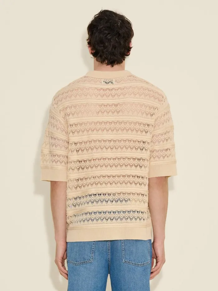 Shirts and Tops Men Holzweiler Drift Polo Beige