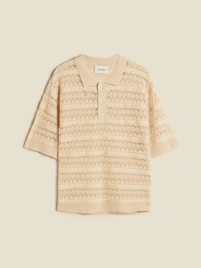 Shirts and Tops Men Holzweiler Drift Polo Beige