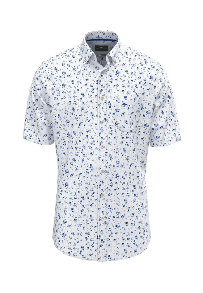Shirts Men FYNCHHATTON Halklm Shirt With Alloverprint Summer Breeze