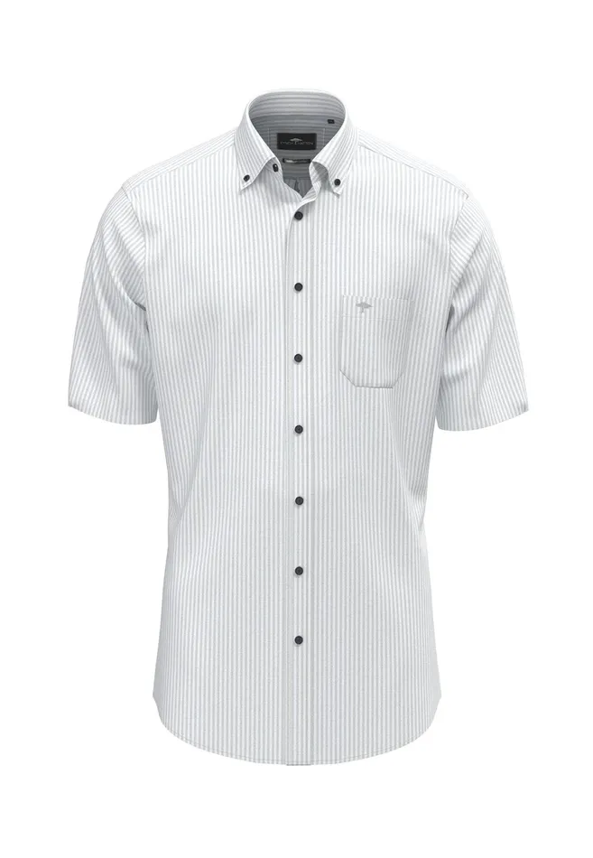 Shirts Men FYNCHHATTON Minimally Striped Halk Shirt Made Of Cotton Summer Breezeturf Green Shirts Men FYNCHHATTON Minimally Striped Halk Shirt Made Of Cotton Summer Breezeturf Green