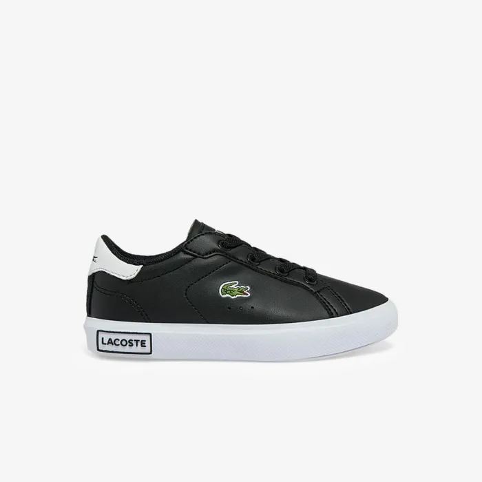 Shoes and Accessories Kids Lacoste Infants039 Powercourt Sneakers Blackwhite 312 Shoes and Accessories Kids Lacoste Infants039 Powercourt Sneakers Blackwhite 312