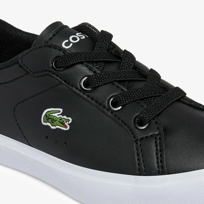 Shoes and Accessories Kids Lacoste Infants039 Powercourt Sneakers Blackwhite 312