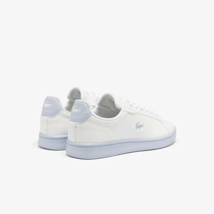 Shoes and Accessories Kids Lacoste Juniors039 Carnaby Pro Sneakers Whitelight Blue 1t3