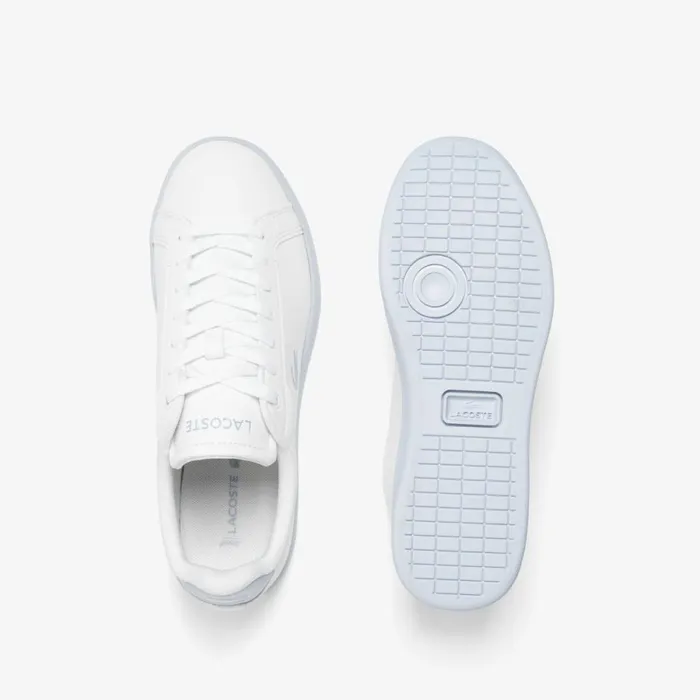 Shoes and Accessories Kids Lacoste Juniors039 Carnaby Pro Sneakers Whitelight Blue 1t3