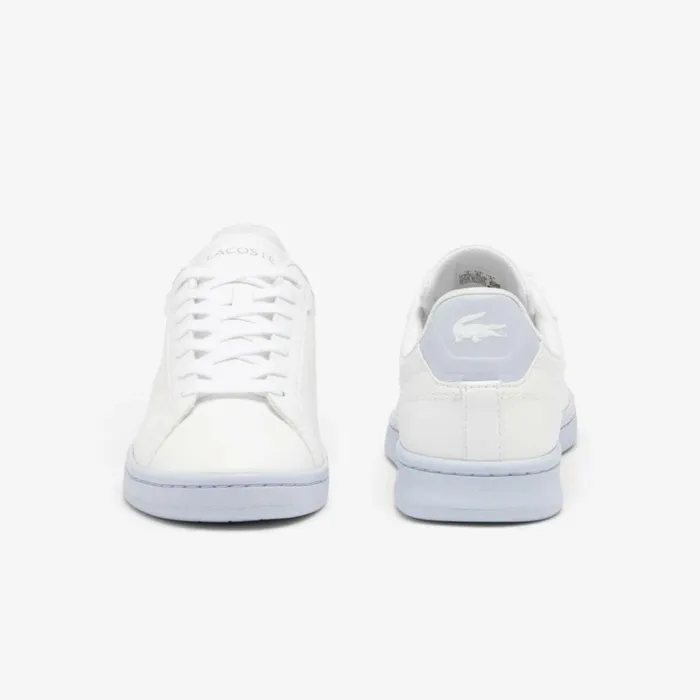 Shoes and Accessories Kids Lacoste Juniors039 Carnaby Pro Sneakers Whitelight Blue 1t3