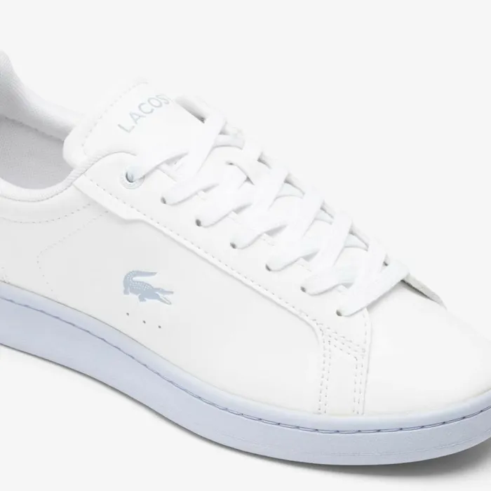 Shoes and Accessories Kids Lacoste Juniors039 Carnaby Pro Sneakers Whitelight Blue 1t3