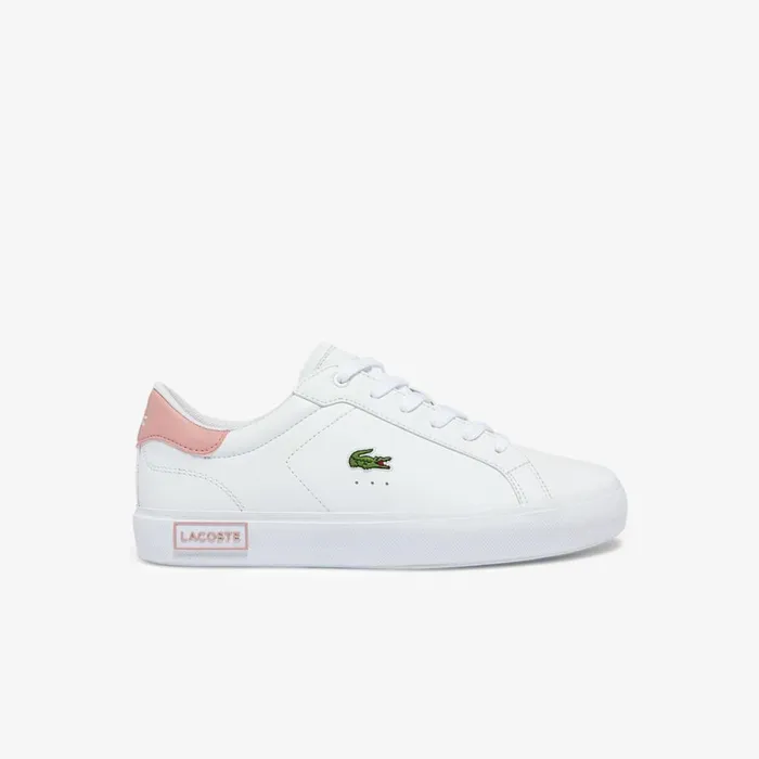 Shoes and Accessories Kids Lacoste Juniors039 Powercourt Sneakers Whtlt Pink 1y9 Shoes and Accessories Kids Lacoste Juniors039 Powercourt Sneakers Whtlt Pink 1y9