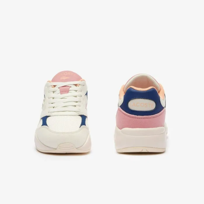 Shoes and Accessories Kids Lacoste Juniors039 Storm 96 Lo Vintage Sneakers Off Whtpnk 06c