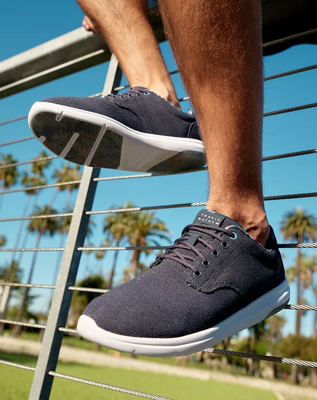 Shoes Casual Shoes TravisMathew THE DAILY 2 KNIT PRINT SHOE Total Eclipsefloral