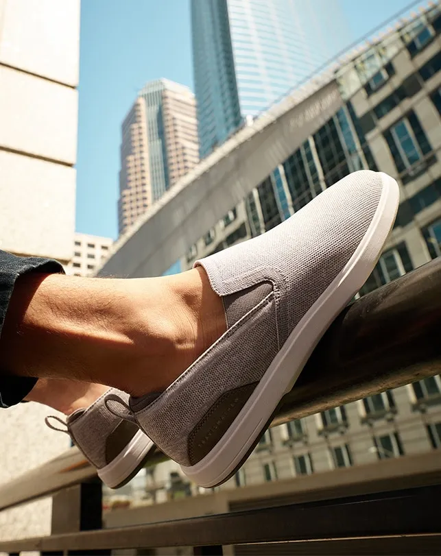 Shoes Casual Shoes TravisMathew THE MODERN SLIPON SHOE Heather Sleet
