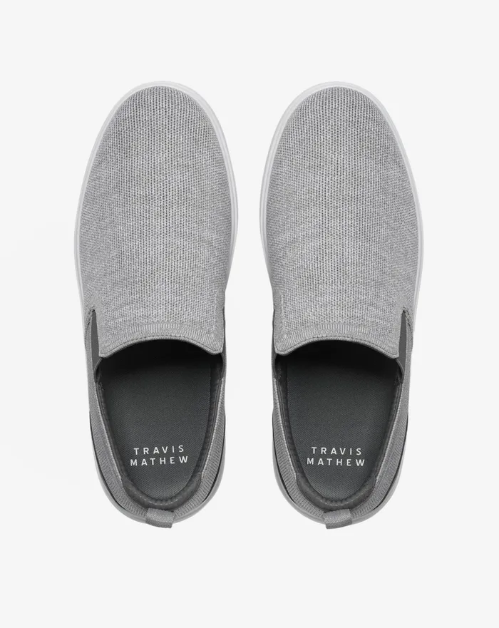Shoes Casual Shoes TravisMathew THE MODERN SLIPON SHOE Heather Sleet