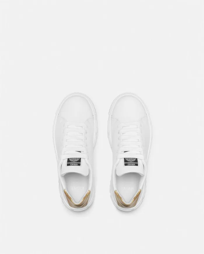 Shoes Kids Versace Greca Sneakers Whiteprint