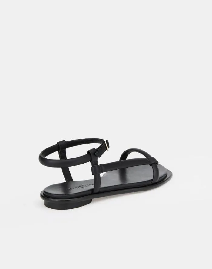 Shoes Soft Calfskin Leather City Sandal Black Lafayette 148 New York Sandals
