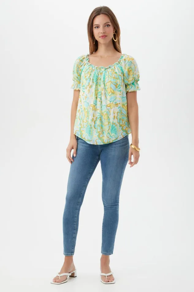 SHOP Trina Turk ALL BOTTOMS AG DARK WASH FARRAH ANKLE SKINNY JEAN