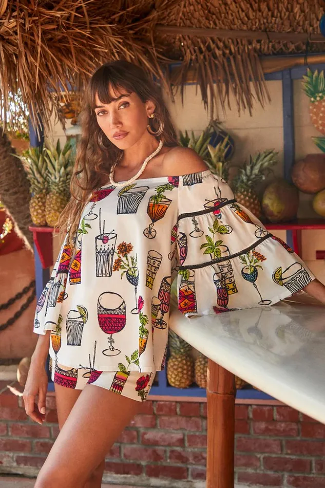 SHOP Trina Turk ALL TOPS GARNISH TOP