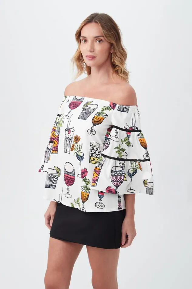 SHOP Trina Turk ALL TOPS GARNISH TOP