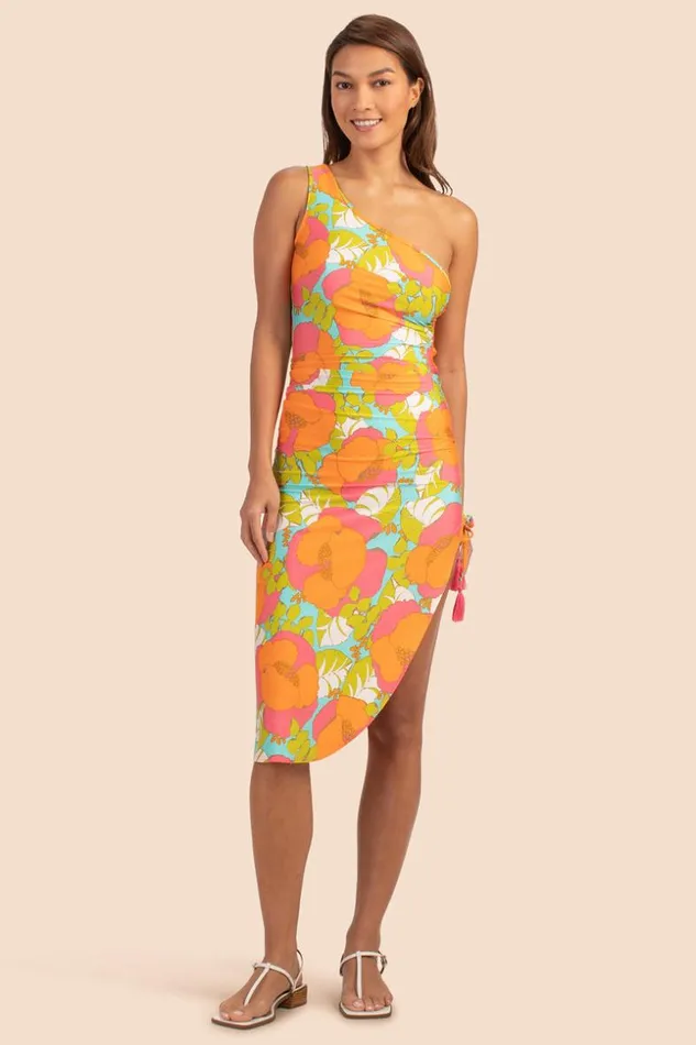 SHOP Trina Turk MATCHING SWIM SETS PLAYA DE FLOR MIDI SWIM DRESS