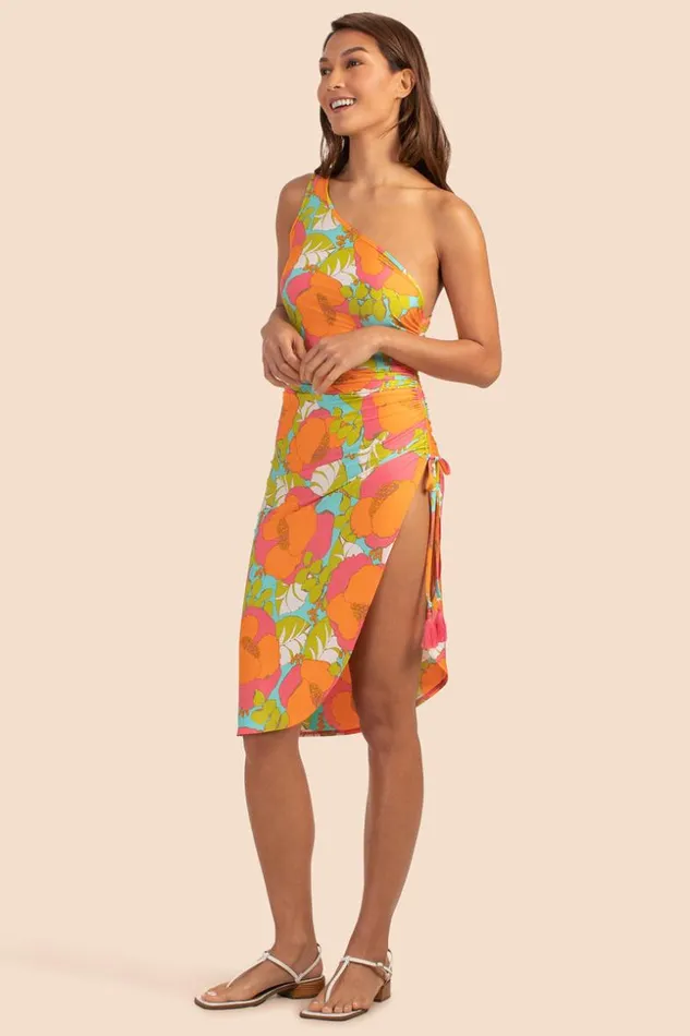 SHOP Trina Turk MATCHING SWIM SETS PLAYA DE FLOR MIDI SWIM DRESS