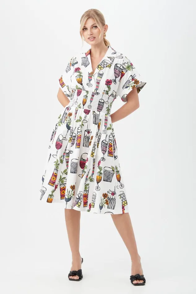 SHOP Trina Turk MIDI DRESSES ENCHANTED DRESS