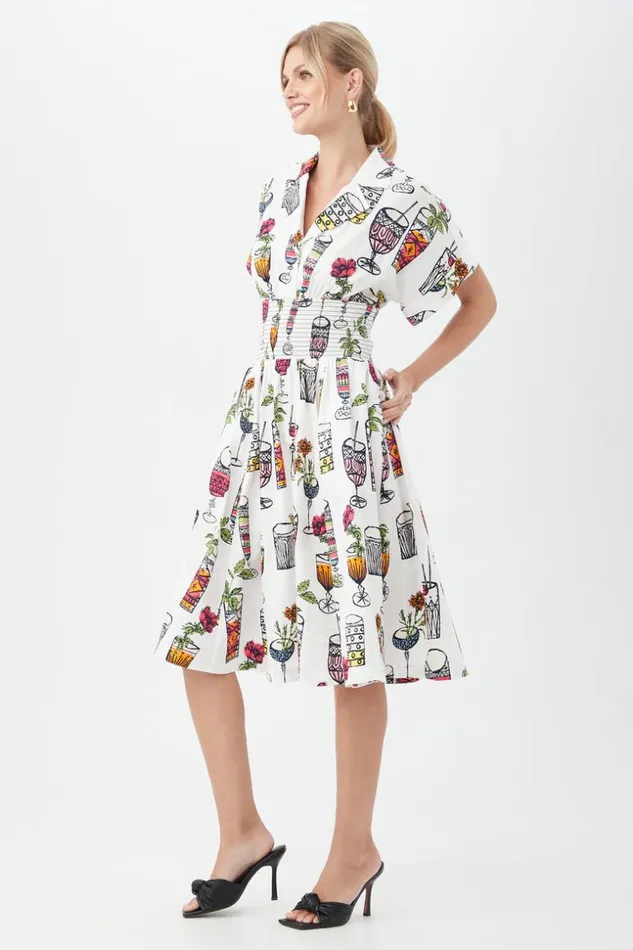SHOP Trina Turk MIDI DRESSES ENCHANTED DRESS